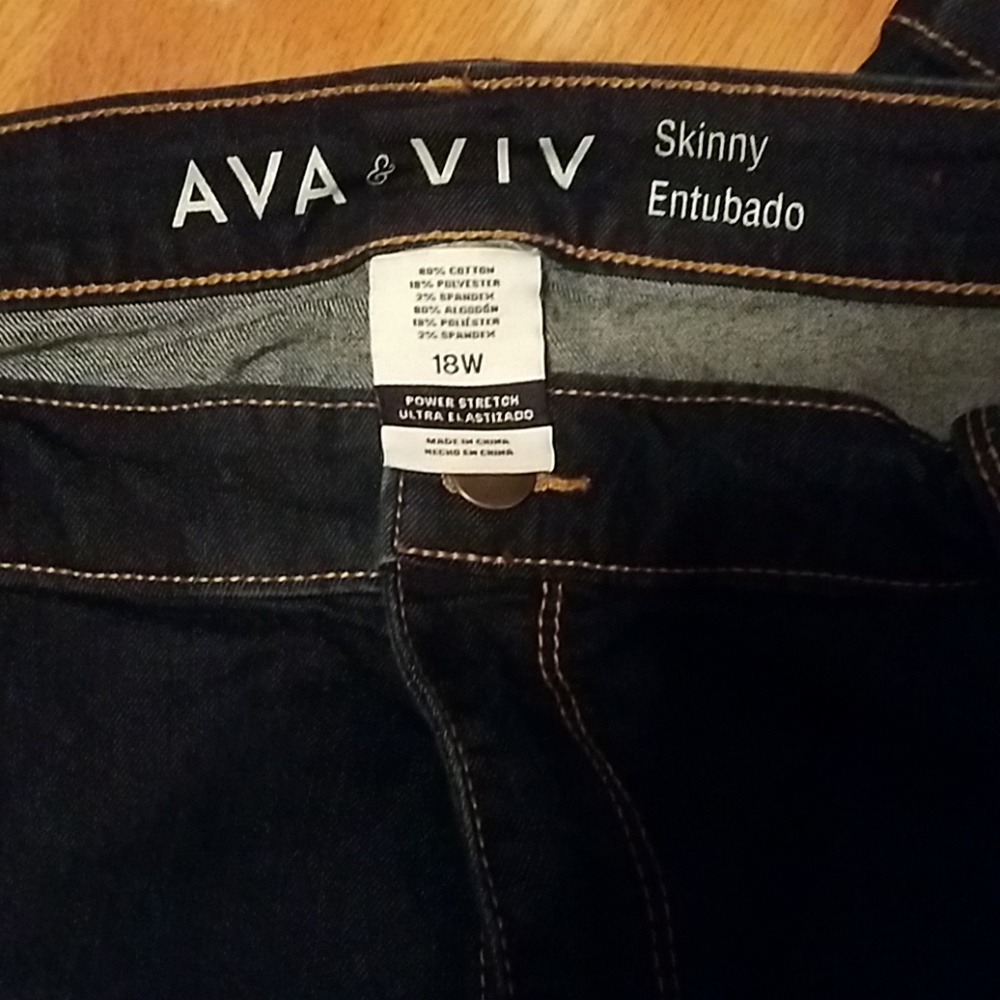 ava & viv dark wash jeans